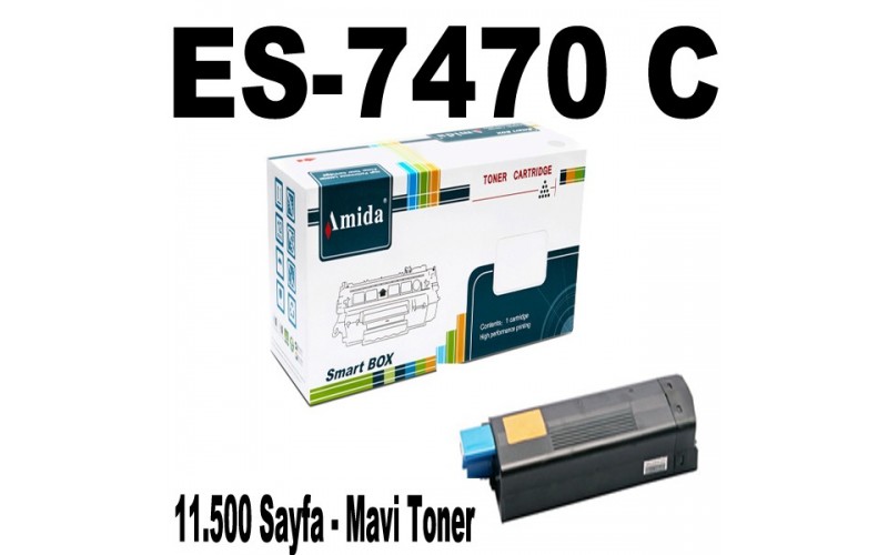 AMİDA OKIES7470C MAVİ TONER