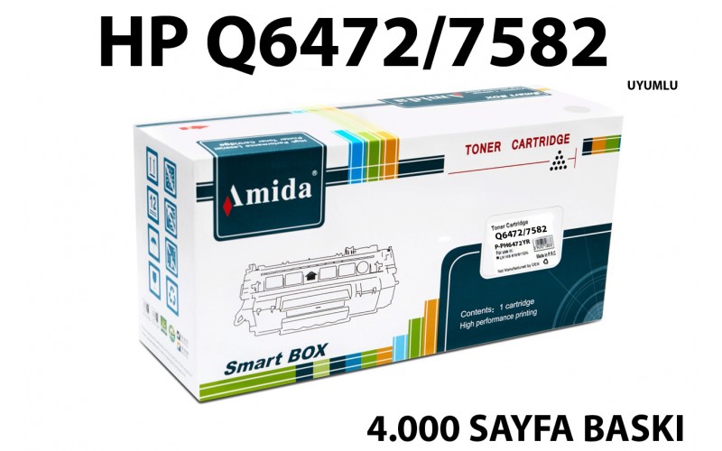 AMİDA HP Q6472A / Q7582A UYUMLU TONER