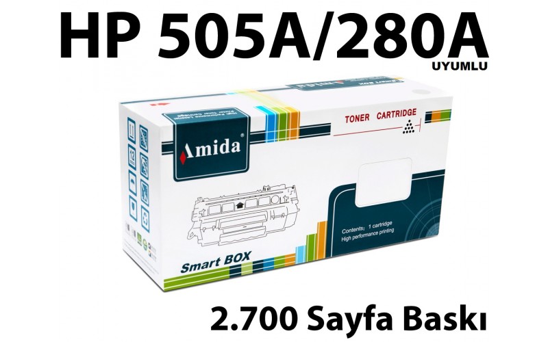 AMİDA HP CE505A / CF280A UYUMLU MUADİL TONER